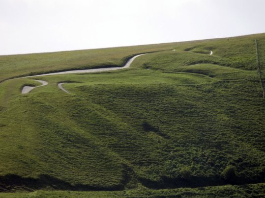 Uffington White Horse from Dragon Hill