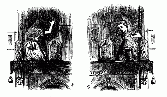 Through The Looking Glass-illustration by John Tenniel